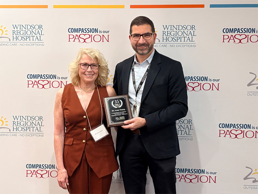 Winner: Dr. Anne Young