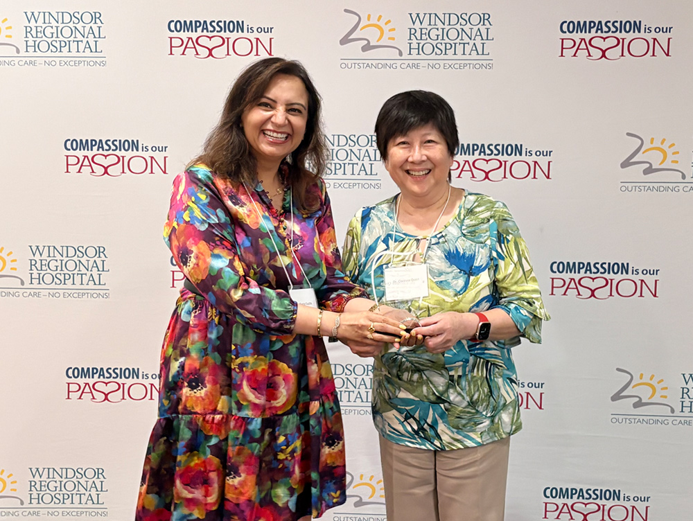 Winner: Dr. Corinna Quan
