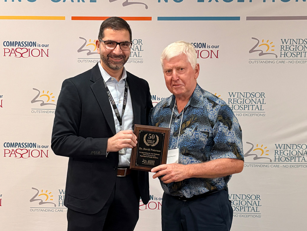 Winner: Dr. Dave Paterson